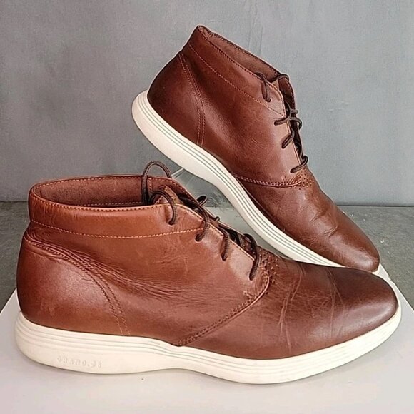 Cole Haan Grand Tour Chukka Leather Boot Size 12 - Picture 1 of 5